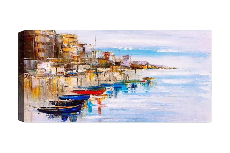 Canvasbilde YTY Nautical & Beach Flerfarget - 120x50 cm - Innredning - Bilder & kunst - Lerretsbilder