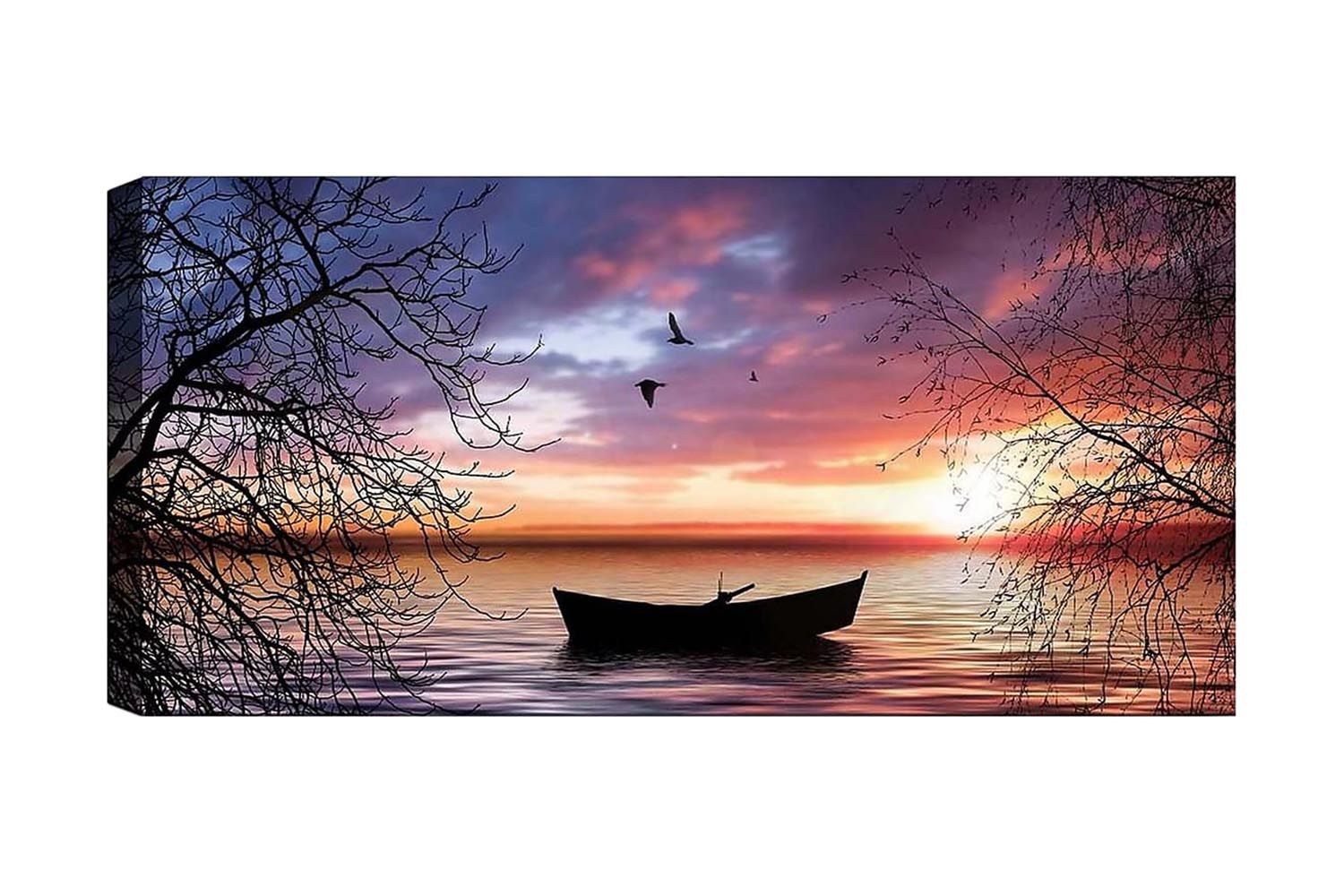Canvasbilde YTY Nautical & Beach Flerfarget - 120x50 cm - Innredning - Bilder & kunst - Lerretsbilder