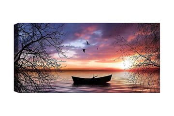 Canvasbilde YTY Nautical & Beach Flerfarget - 120x50 cm - Innredning - Bilder & kunst - Lerretsbilder