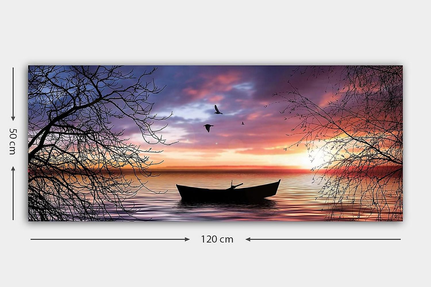 Canvasbilde YTY Nautical & Beach Flerfarget - 120x50 cm - Innredning - Bilder & kunst - Lerretsbilder