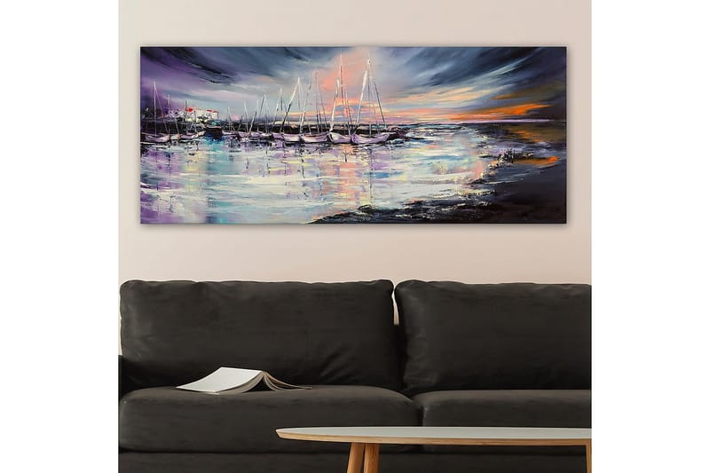 Canvasbilde YTY Nautical & Beach Flerfarget - 120x50 cm - Innredning - Bilder & kunst - Lerretsbilder