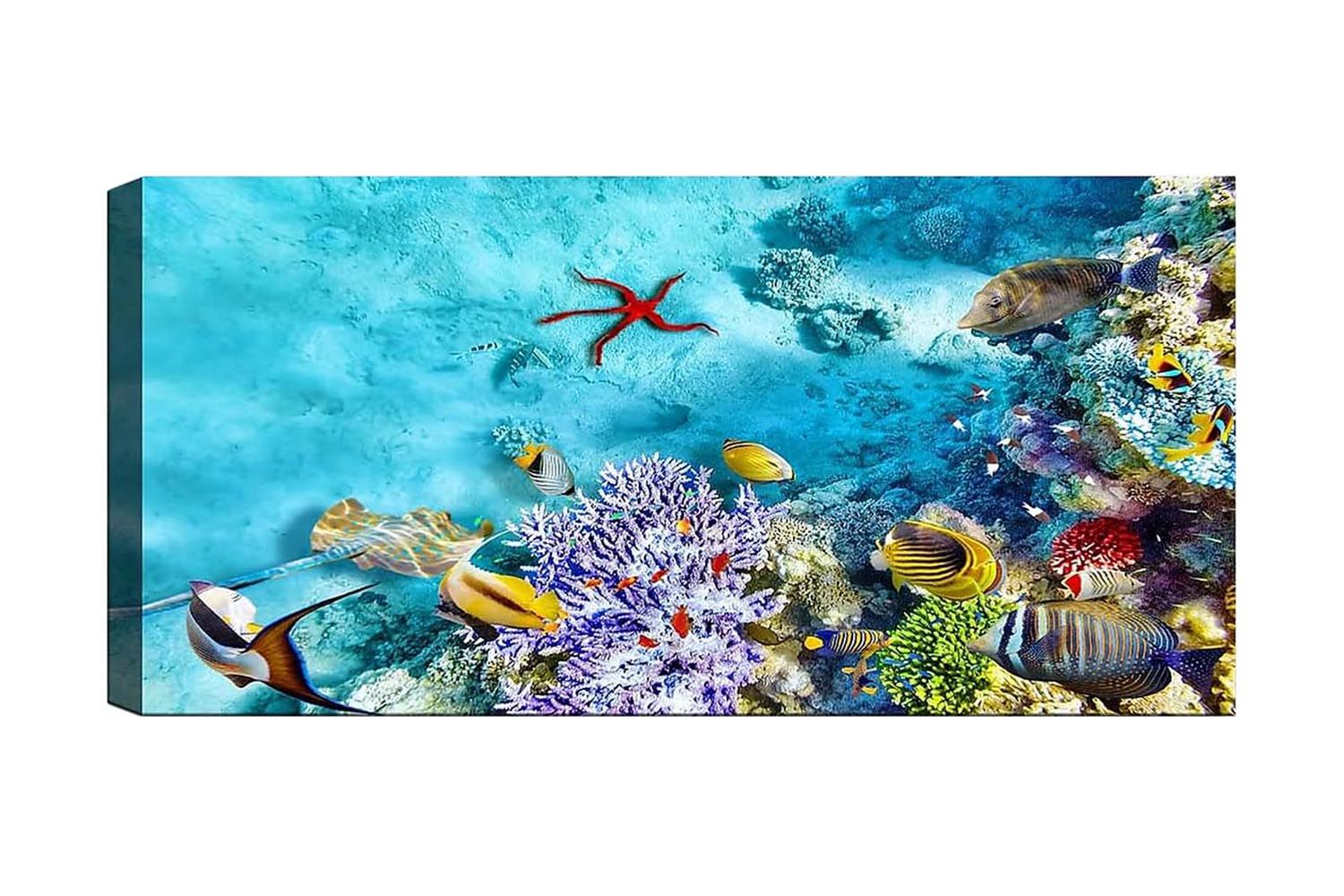 Canvasbilde YTY Nautical & Beach Flerfarget - 120x50 cm - Innredning - Bilder & kunst - Lerretsbilder