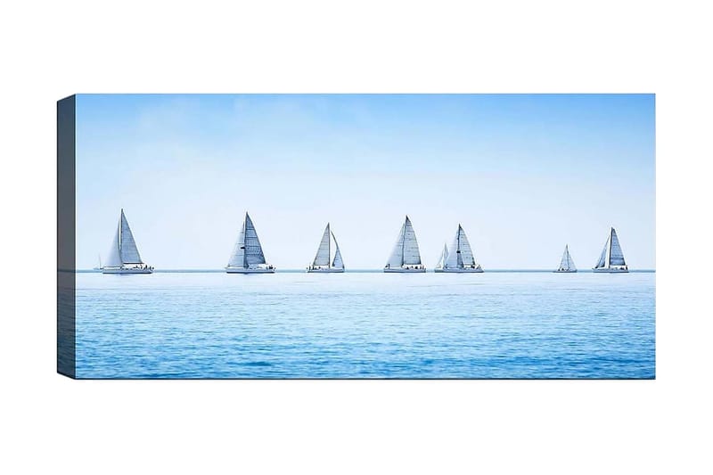 Canvasbilde YTY Nautical & Beach Flerfarget - 120x50 cm - Innredning - Bilder & kunst - Lerretsbilder