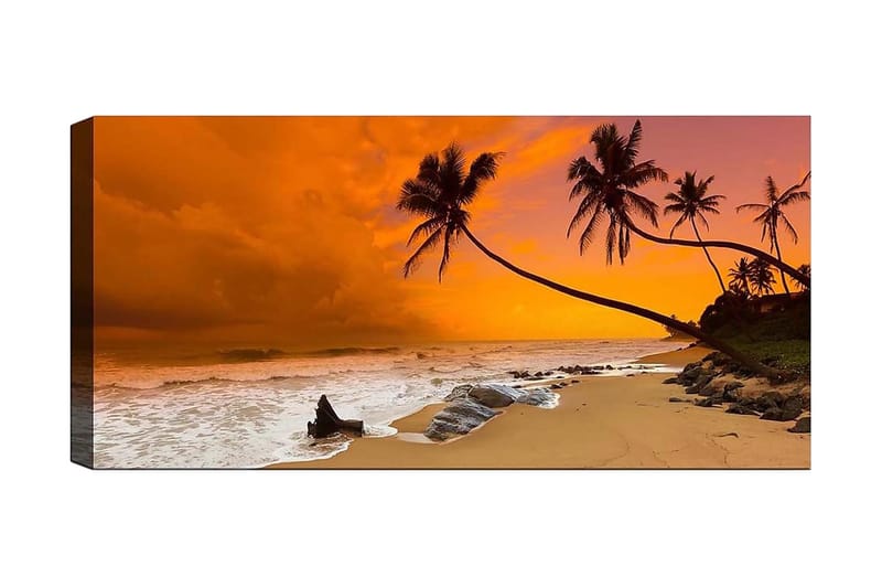 Canvasbilde YTY Nautical & Beach Flerfarget - 120x50 cm - Innredning - Bilder & kunst - Lerretsbilder