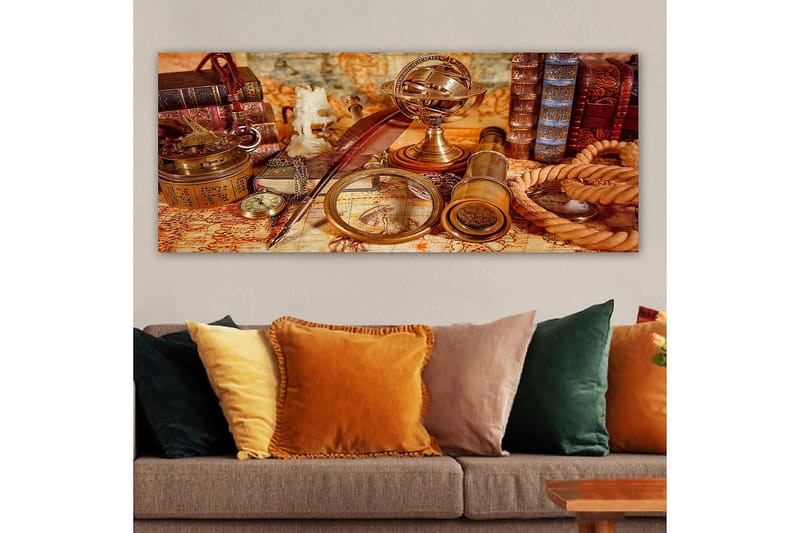 Canvasbilde YTY Nautical & Beach Flerfarget - 120x50 cm - Innredning - Bilder & kunst - Lerretsbilder