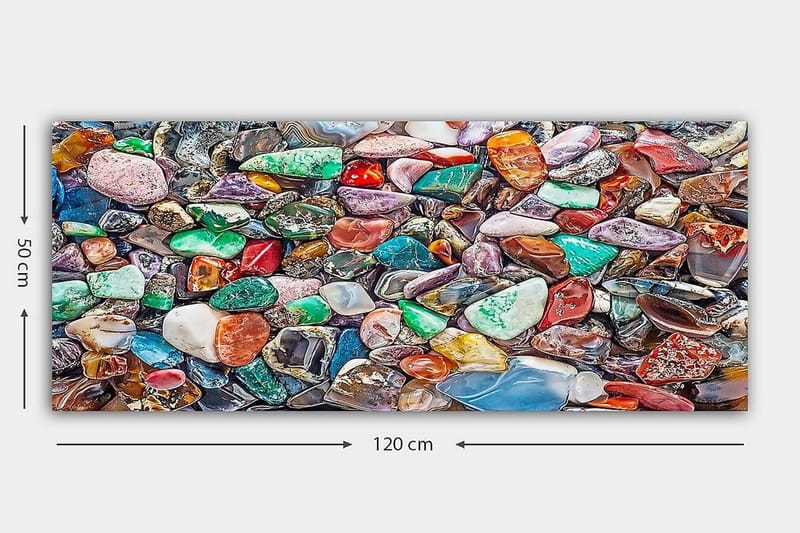 Canvasbilde YTY Nautical & Beach Flerfarget - 120x50 cm - Innredning - Bilder & kunst - Lerretsbilder