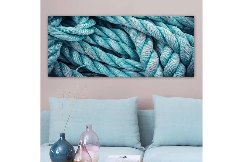 Canvasbilde YTY Nautical & Beach Flerfarget - 120x50 cm - Innredning - Bilder & kunst - Lerretsbilder