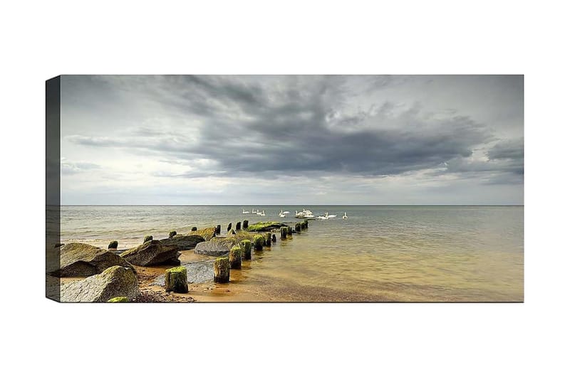 Canvasbilde YTY Nautical & Beach Flerfarget, 120x50 cm