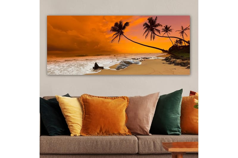 Canvasbilde YTY Nautical & Beach Flerfarget - 120x50 cm - Innredning - Bilder & kunst - Lerretsbilder