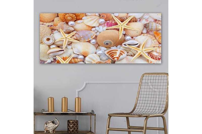 Canvasbilde YTY Nautical & Beach Flerfarget - 120x50 cm - Innredning - Bilder & kunst - Lerretsbilder