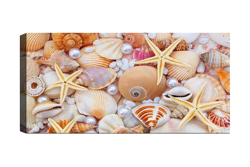 Canvasbilde YTY Nautical & Beach Flerfarget - 120x50 cm - Innredning - Bilder & kunst - Lerretsbilder