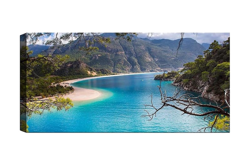 Canvasbilde YTY Nautical & Beach Flerfarget, 120x50 cm