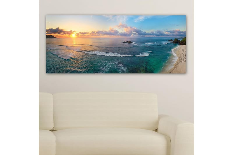 Canvasbilde YTY Nautical & Beach Flerfarget - 120x50 cm - Innredning - Bilder & kunst - Lerretsbilder