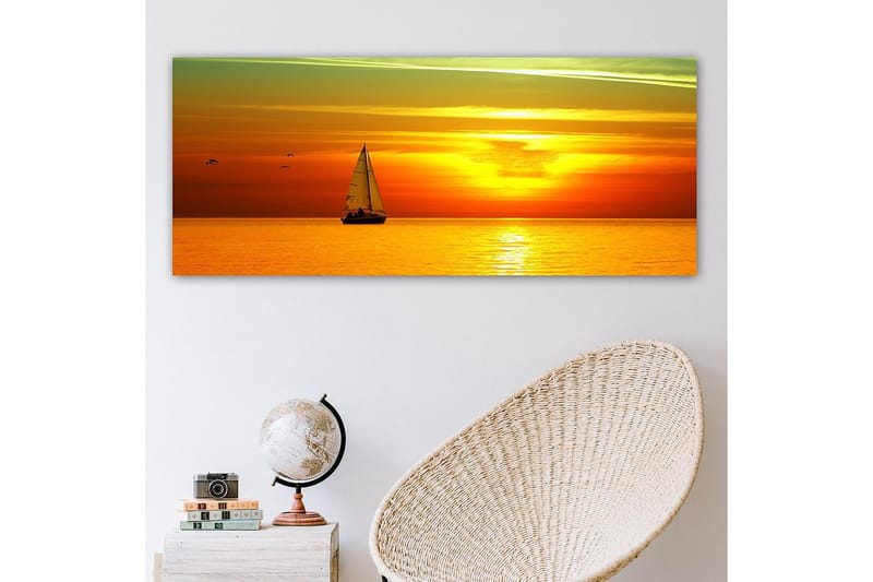 Canvasbilde YTY Nautical & Beach Flerfarget - 120x50 cm - Innredning - Bilder & kunst - Lerretsbilder
