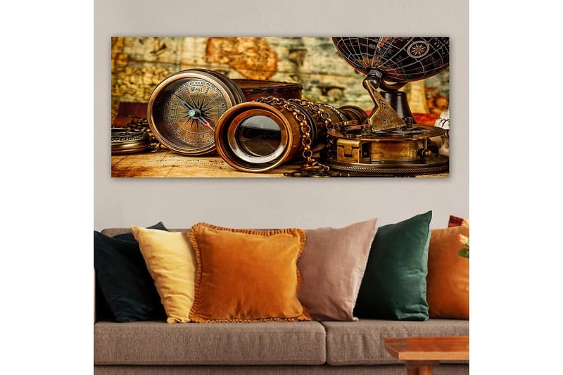 Canvasbilde YTY Nautical & Beach Flerfarget - 120x50 cm - Innredning - Bilder & kunst - Lerretsbilder