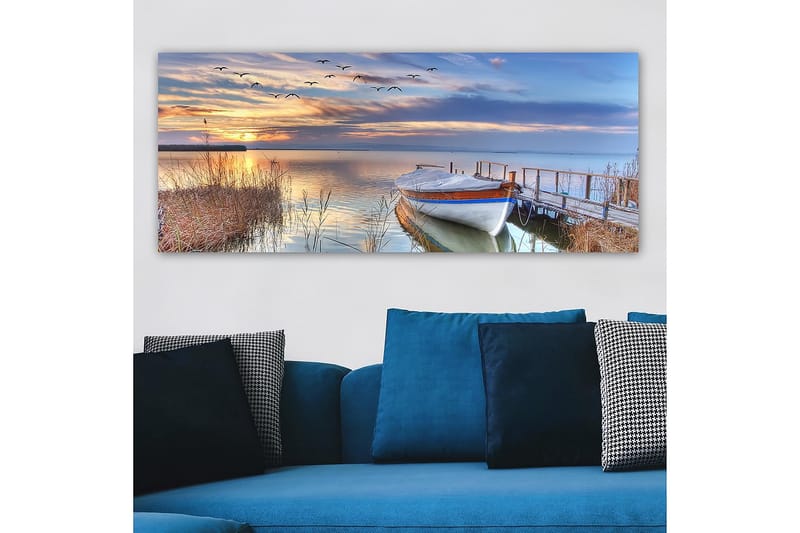 Canvasbilde YTY Nautical & Beach Flerfarget - 120x50 cm - Innredning - Bilder & kunst - Lerretsbilder