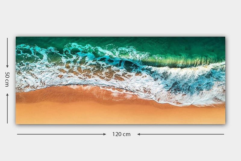 Canvasbilde YTY Nautical & Beach Flerfarget - 120x50 cm - Innredning - Bilder & kunst - Lerretsbilder