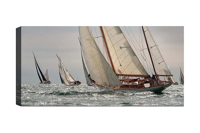Canvasbilde YTY Nautical & Beach Flerfarget - 120x50 cm - Innredning - Bilder & kunst - Lerretsbilder