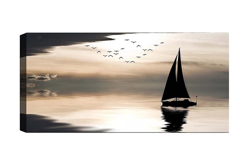 Canvasbilde YTY Nautical & Beach Flerfarget, 120x50 cm