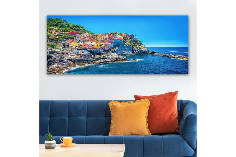 Canvasbilde YTY Nautical & Beach Flerfarget - 120x50 cm - Innredning - Bilder & kunst - Lerretsbilder