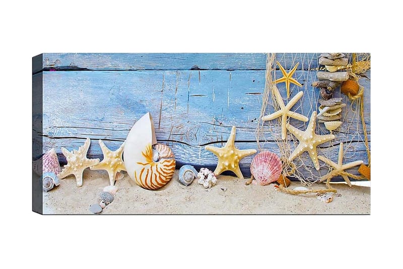 Canvasbilde YTY Nautical & Beach Flerfarget, 120x50 cm