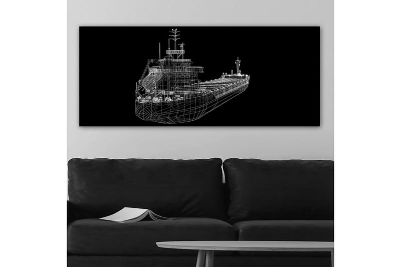 Canvasbilde YTY Nautical & Beach Flerfarget - 120x50 cm - Innredning - Bilder & kunst - Lerretsbilder