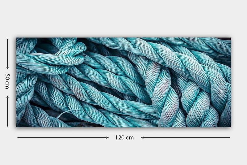 Canvasbilde YTY Nautical & Beach Flerfarget - 120x50 cm - Innredning - Bilder & kunst - Lerretsbilder