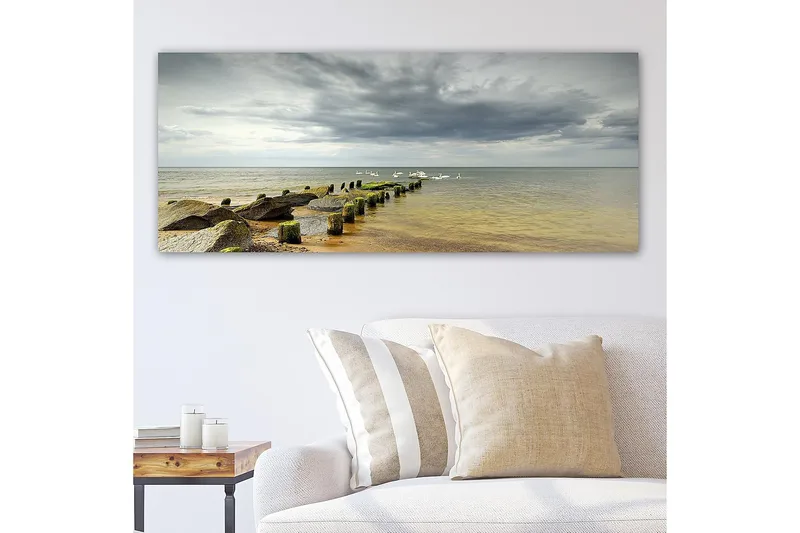 Canvasbilde YTY Nautical & Beach Flerfarget - 120x50 cm - Innredning - Bilder & kunst - Lerretsbilder