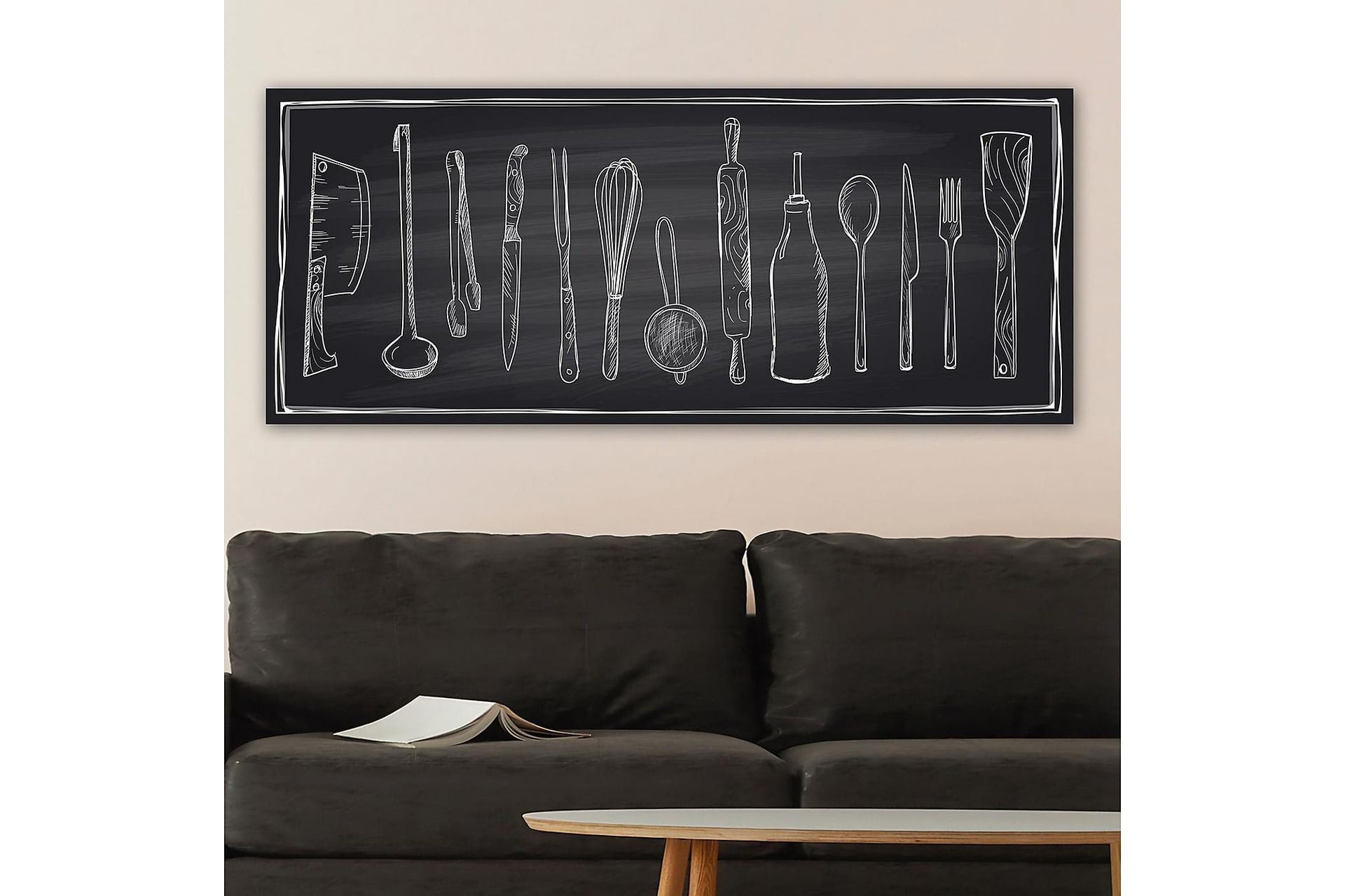 Canvasbilde YTY Object Flerfarget - 120x50 cm - Innredning - Bilder & kunst - Lerretsbilder