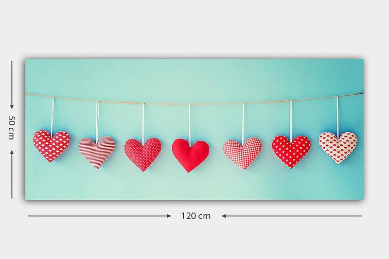 Canvasbilde YTY Object Flerfarget - 120x50 cm - Innredning - Bilder & kunst - Lerretsbilder