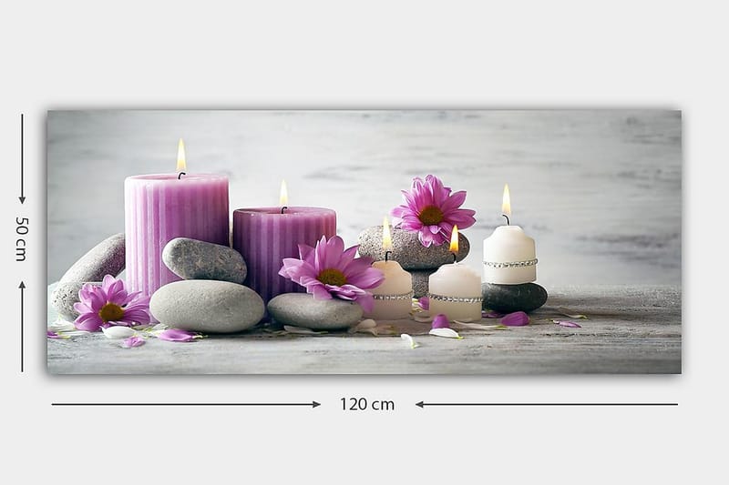 Canvasbilde YTY Object Flerfarget - 120x50 cm - Innredning - Bilder & kunst - Lerretsbilder