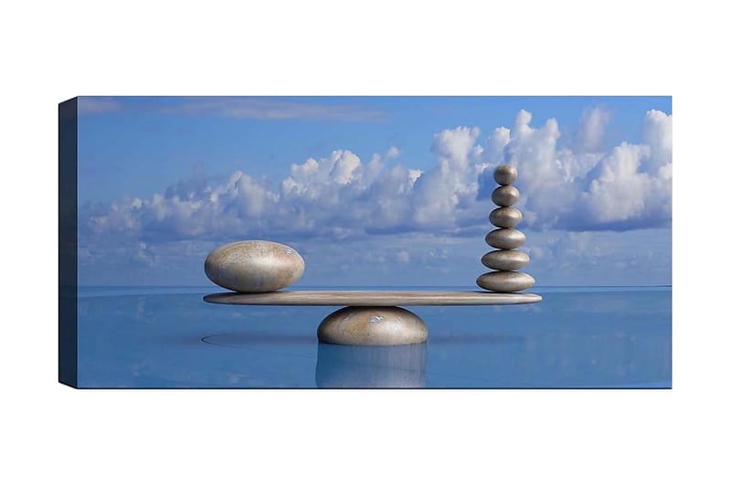 Canvasbilde YTY Object Flerfarget - 120x50 cm - Innredning - Bilder & kunst - Lerretsbilder