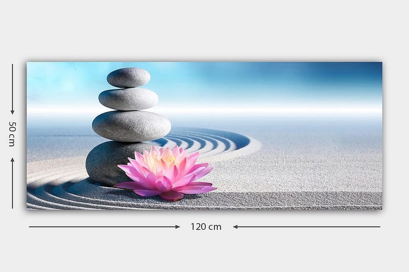 Canvasbilde YTY Object Flerfarget - 120x50 cm - Innredning - Bilder & kunst - Lerretsbilder