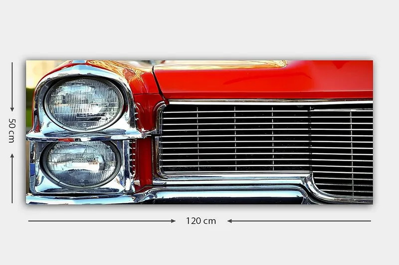 Canvasbilde YTY Object Flerfarget - 120x50 cm - Innredning - Bilder & kunst - Lerretsbilder