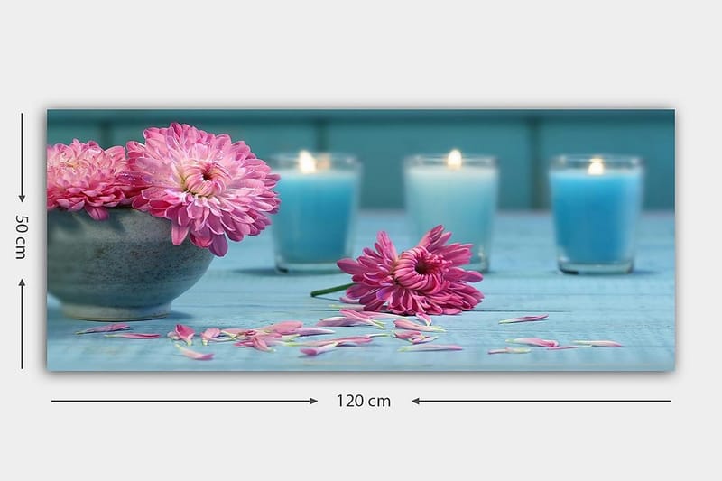 Canvasbilde YTY Object Flerfarget - 120x50 cm - Innredning - Bilder & kunst - Lerretsbilder