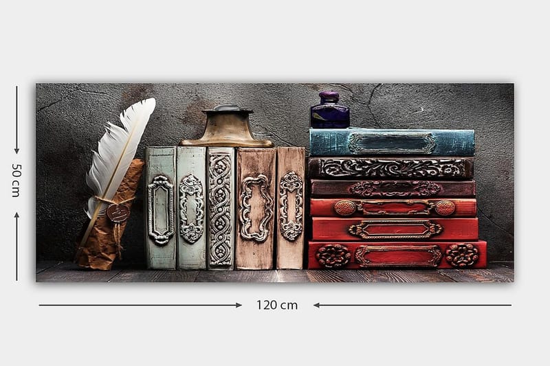 Canvasbilde YTY Object Flerfarget - 120x50 cm - Innredning - Bilder & kunst - Lerretsbilder