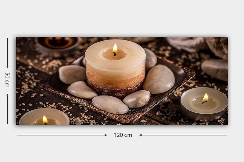 Canvasbilde YTY Object Flerfarget - 120x50 cm - Innredning - Bilder & kunst - Lerretsbilder