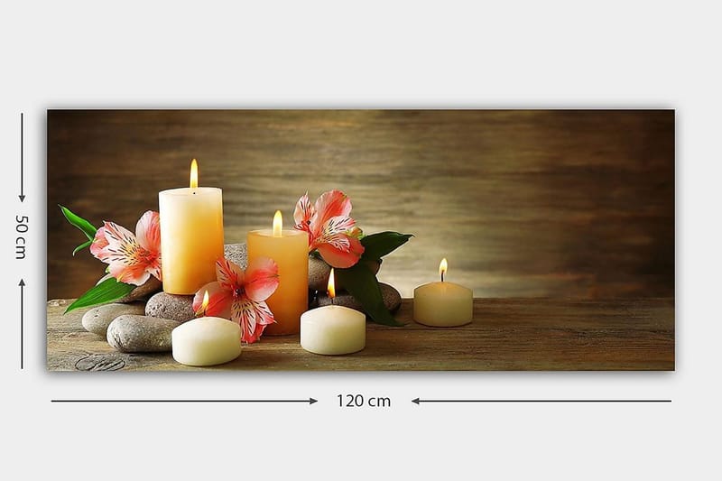 Canvasbilde YTY Object Flerfarget - 120x50 cm - Innredning - Bilder & kunst - Lerretsbilder