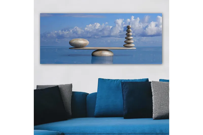 Canvasbilde YTY Object Flerfarget - 120x50 cm - Innredning - Bilder & kunst - Lerretsbilder