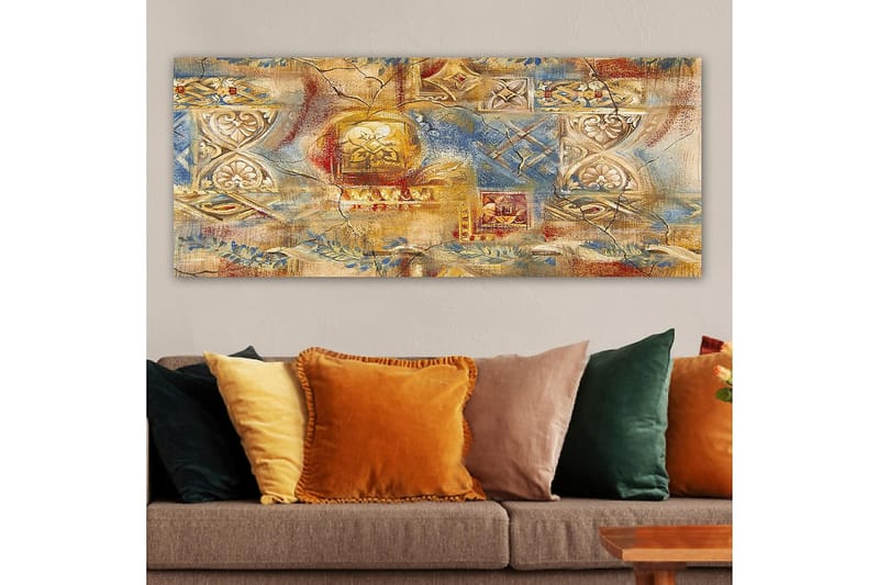 Canvasbilde YTY Oriental Flerfarget - 120x50 cm - Innredning - Bilder & kunst - Lerretsbilder