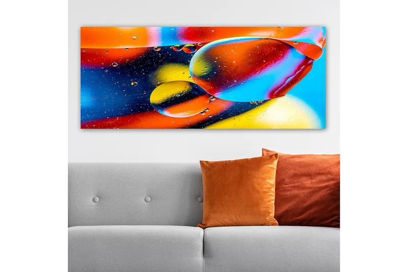 Canvasbilde YTY Outer Space Flerfarget - 120x50 cm - Innredning - Bilder & kunst - Lerretsbilder