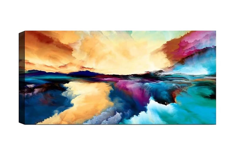 Canvasbilde YTY Outer Space Flerfarget, 120x50 cm
