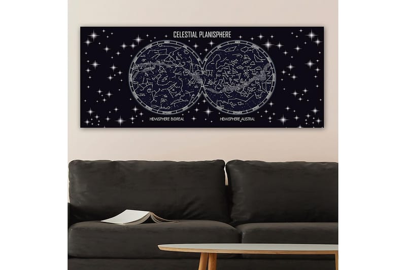 Canvasbilde YTY Outer Space Flerfarget - 120x50 cm - Innredning - Bilder & kunst - Lerretsbilder