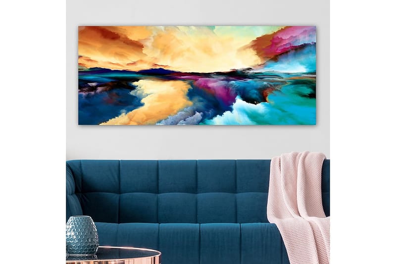 Canvasbilde YTY Outer Space Flerfarget - 120x50 cm - Innredning - Bilder & kunst - Lerretsbilder
