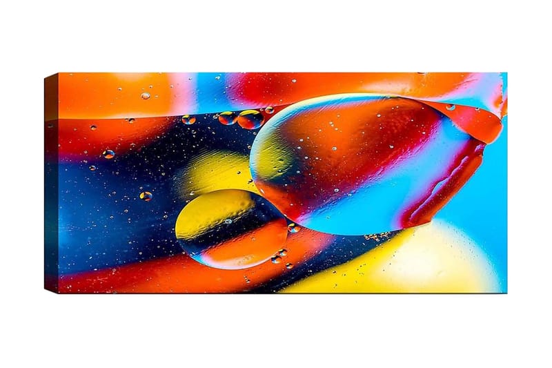 Canvasbilde YTY Outer Space Flerfarget - 120x50 cm - Innredning - Bilder & kunst - Lerretsbilder