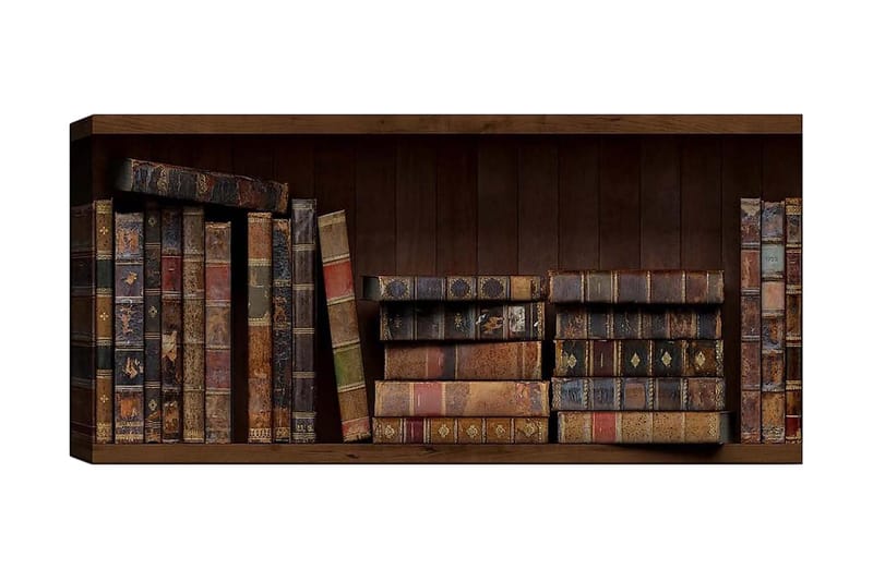 Canvasbilde YTY Reading and Literature Flerfarget - 120x50 cm - Innredning - Bilder & kunst - Lerretsbilder