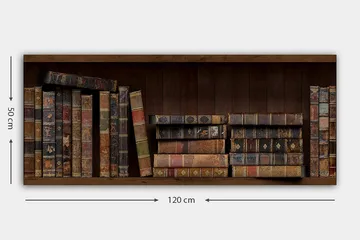 Canvasbilde YTY Reading and Literature Flerfarget - 120x50 cm - Innredning - Bilder & kunst - Lerretsbilder