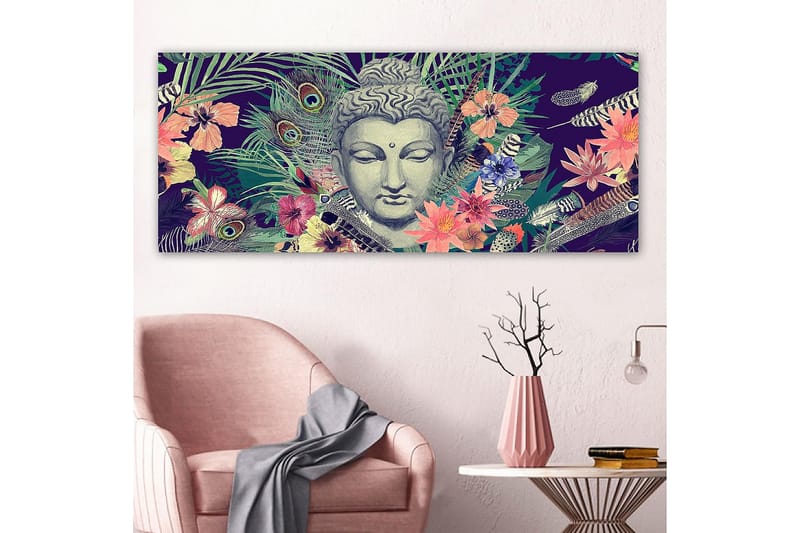 Canvasbilde YTY Spiritual Flerfarget - 120x50 cm - Innredning - Bilder & kunst - Lerretsbilder