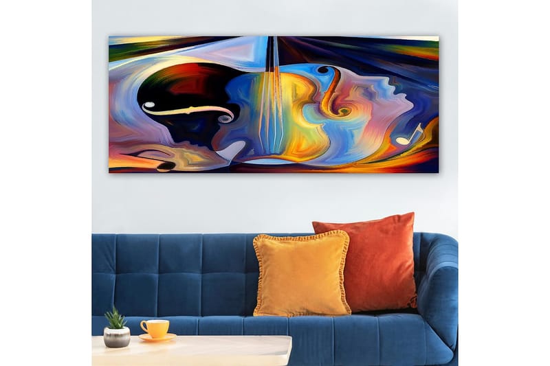 Canvasbilde YTY Spiritual Flerfarget - 120x50 cm - Innredning - Bilder & kunst - Lerretsbilder