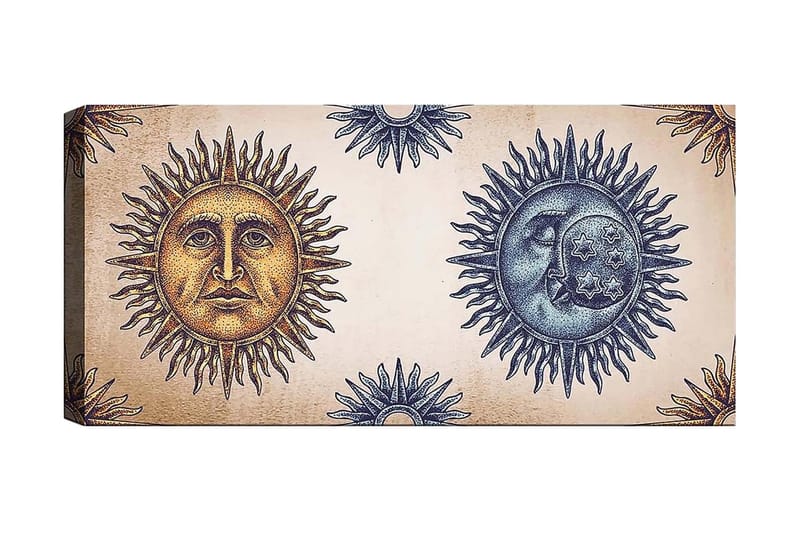 Canvasbilde YTY Spiritual Flerfarget, 120x50 cm